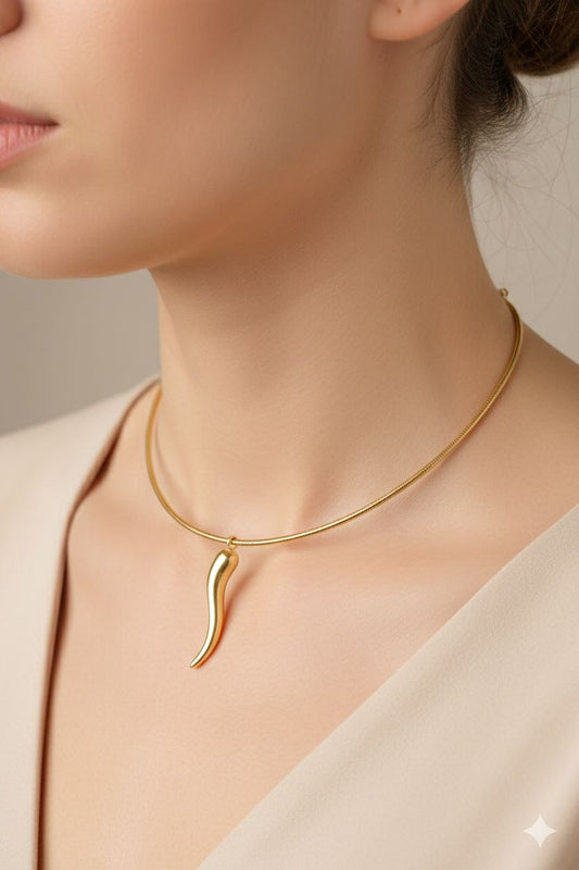 عقد شوكر "ميلانو" الذهبي